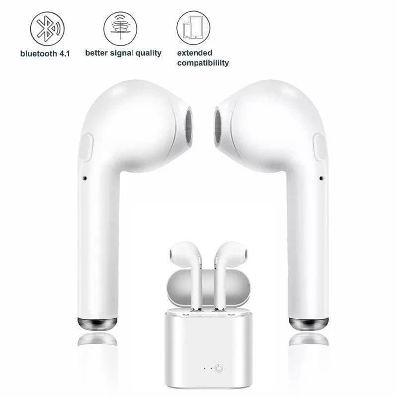 i7s TWS Wireless Bluetooth Earphones In-Ear Music Earbuds Set Stereo Headset for iphone X 7 8 Samsung Xiaomi Retail Box