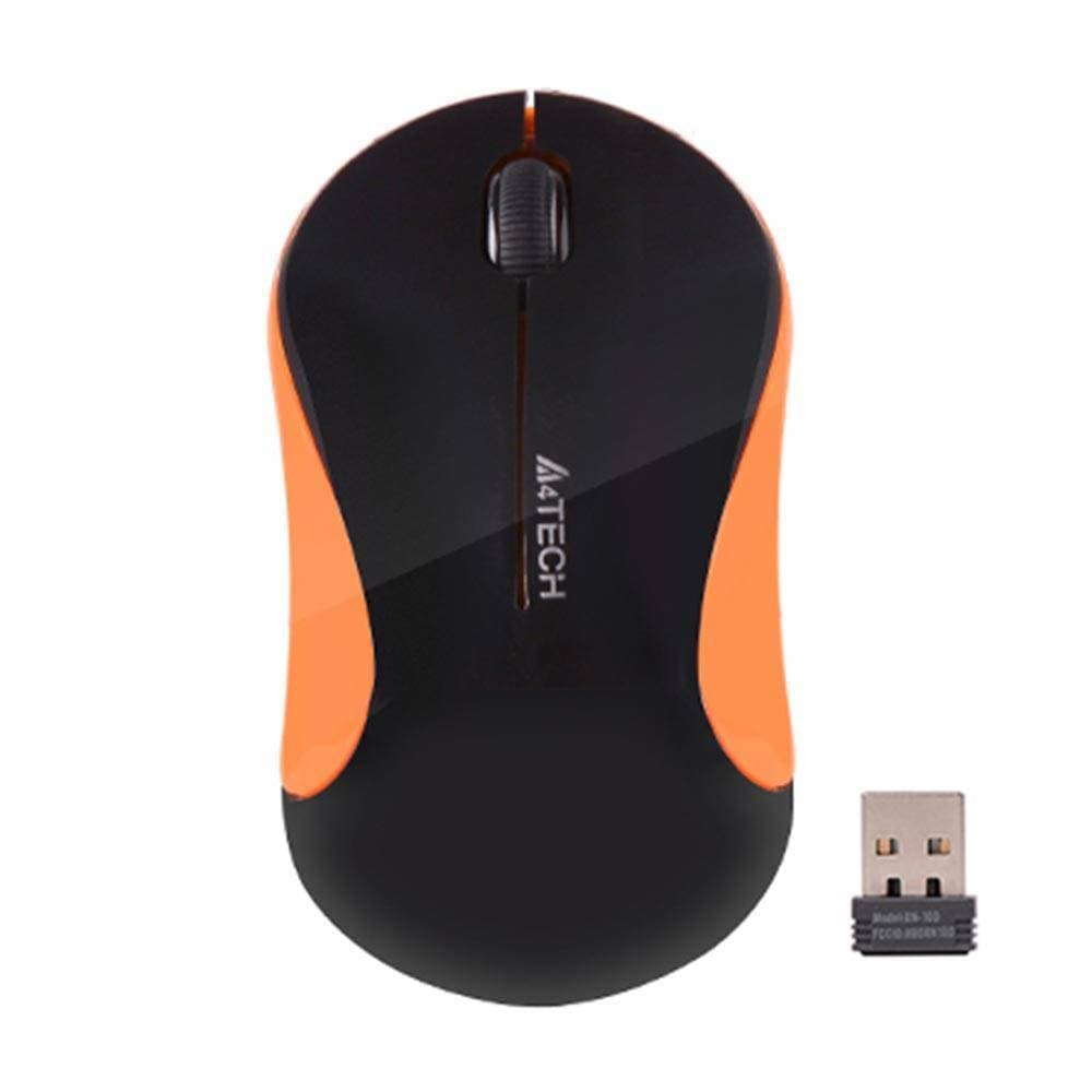 G3-270N (Padless Wireless Mosue) (Black + Orange) (Black + Grey)