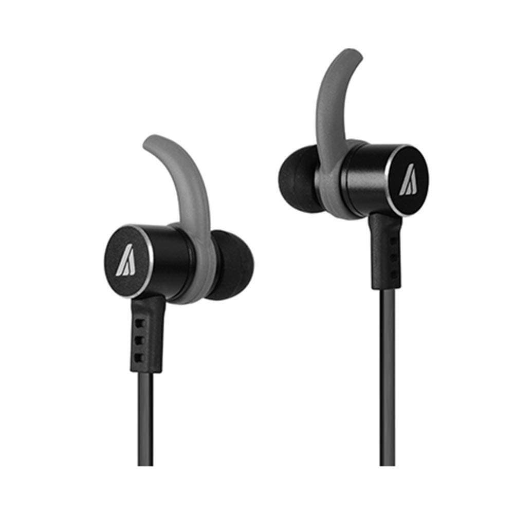MK-820 (Earphone With Mic) (Black+Red) & (Black+Grey)