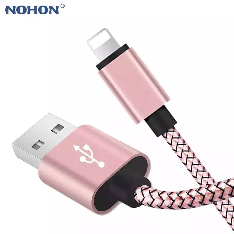 0.25M 1M 1.5M Braided USB Charging Data Cable for iPhone 5 5S 5C 6 6S 7 8 Plus X XR XS MAX Mobile Phone USB