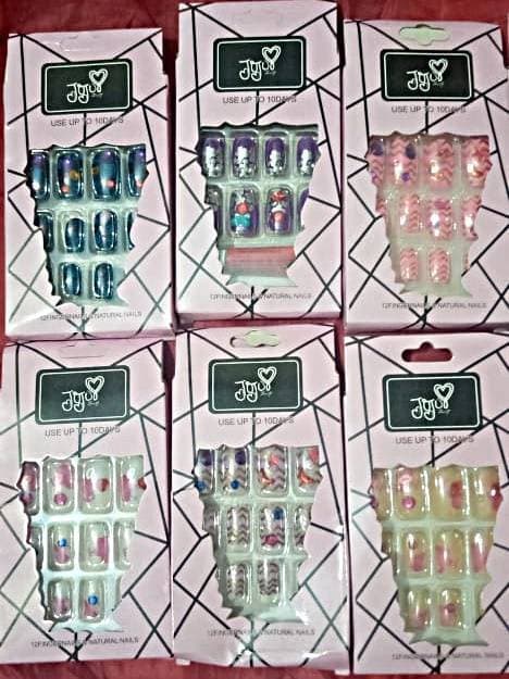 3D Artificial Fancy Nails Wedding, & other Occasions - 1 Pack