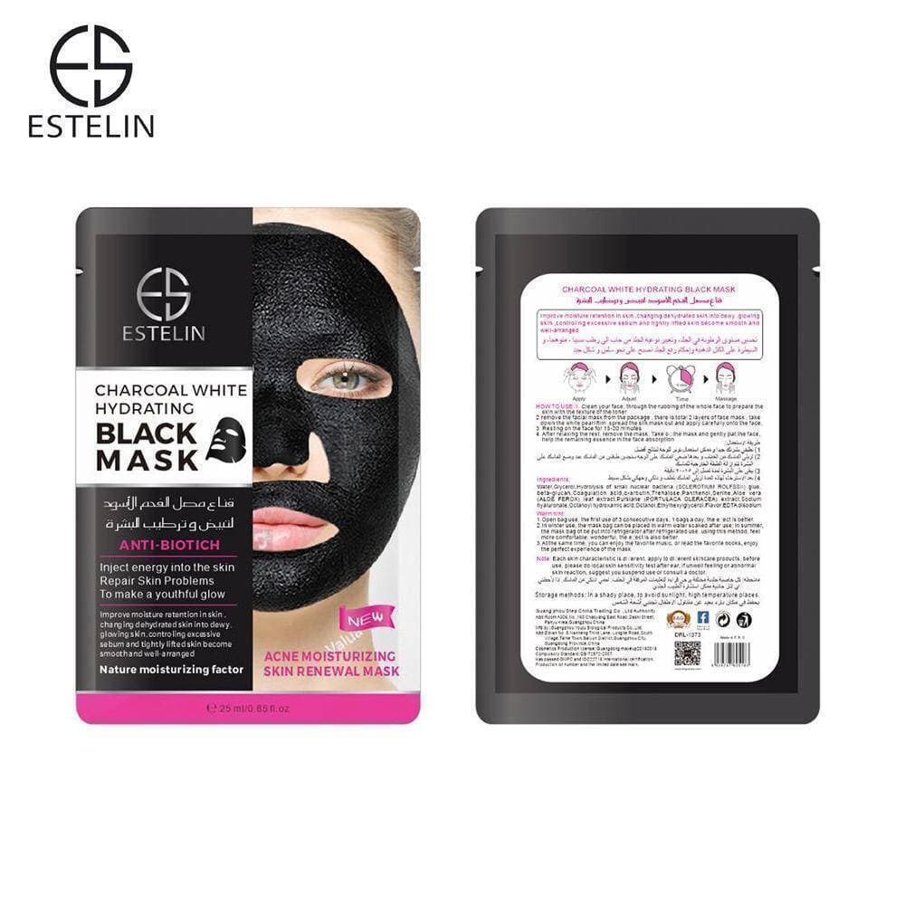 Esteline Charcoal Hydrating Acne Moisturizing Skin Renewal Mask