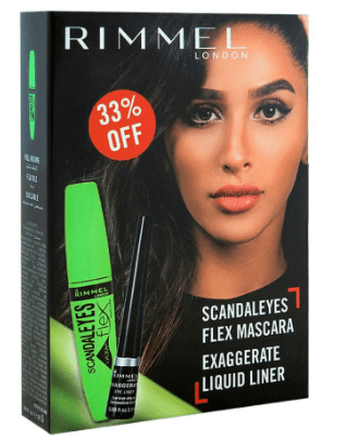 Rimmel Scandal eyes Flex Mascara + Exaggerate Liquid Liner 33% OFF