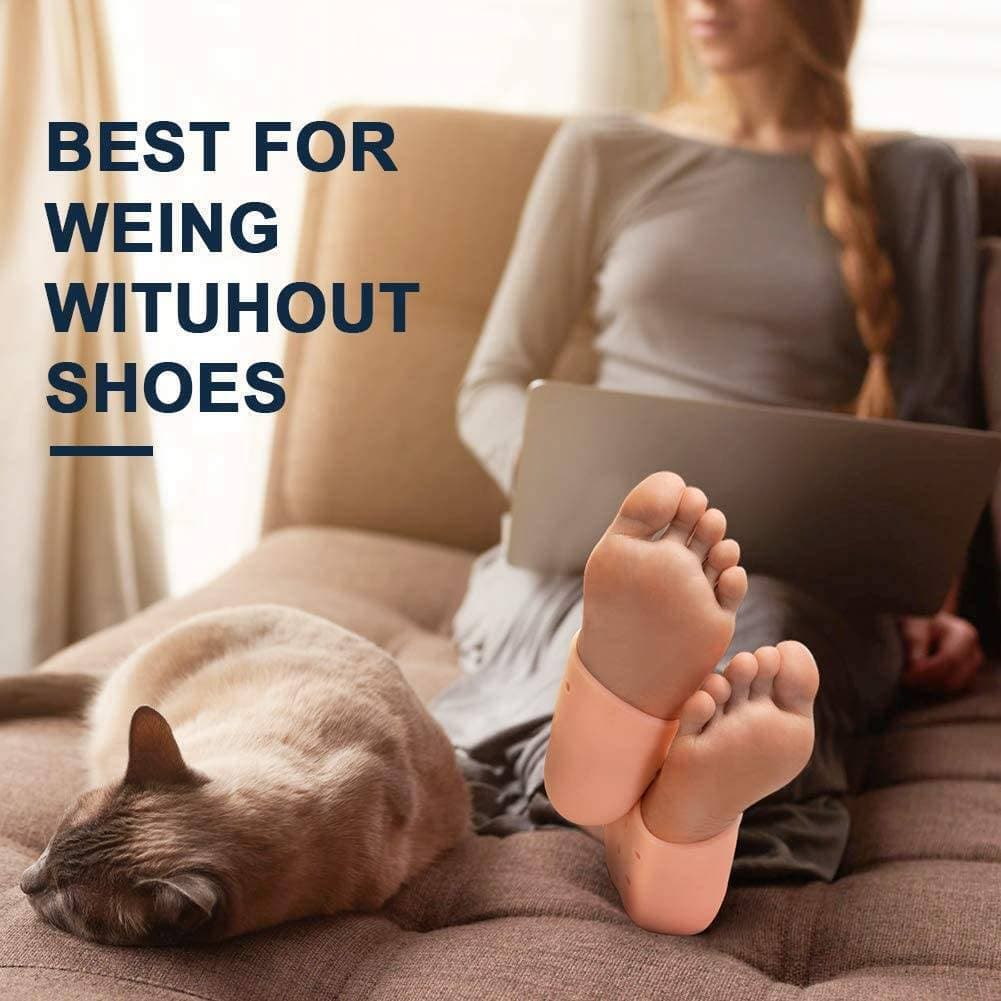 Silicone Heel Pads for Cracked, Dry, Achilles Heels, Heel Pain Relief