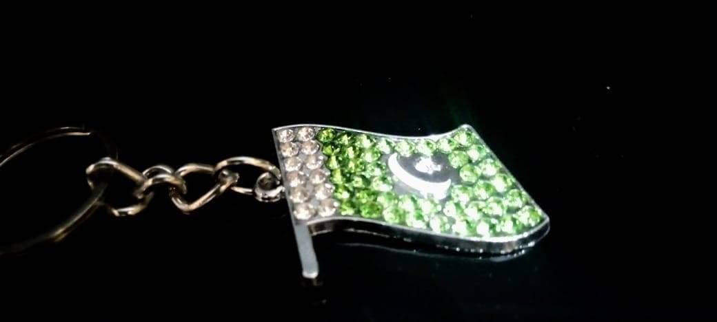 Pakistan Flag Metal Key chain