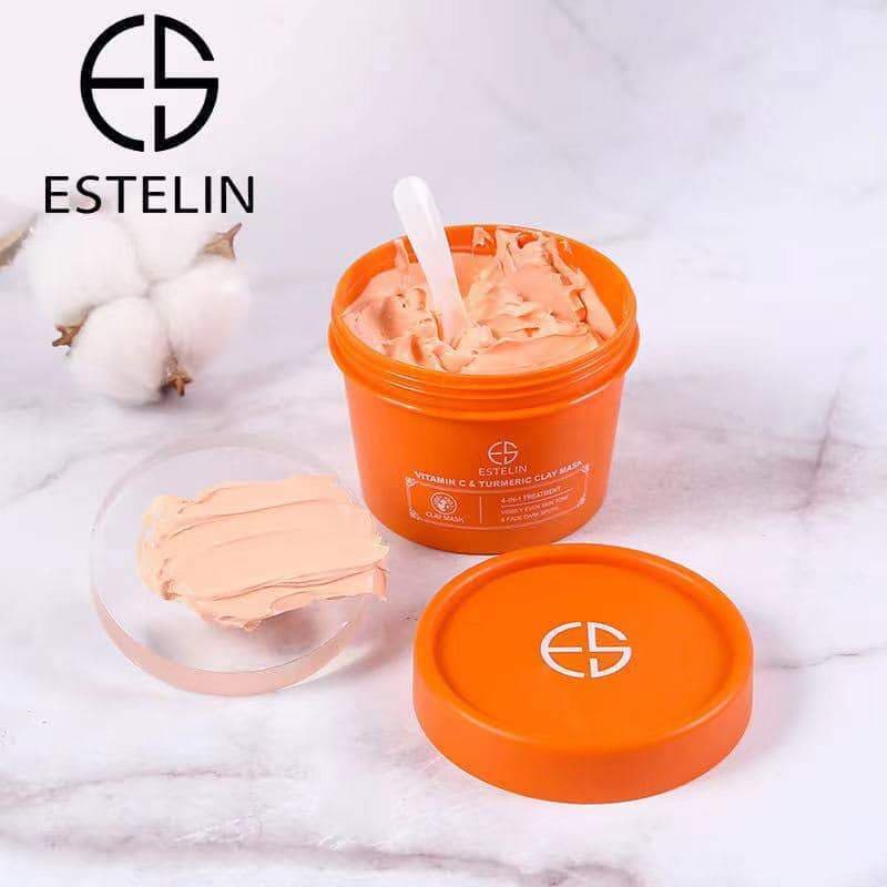 ESTELIN Vitamin C &Turmeric Sheet clay mask