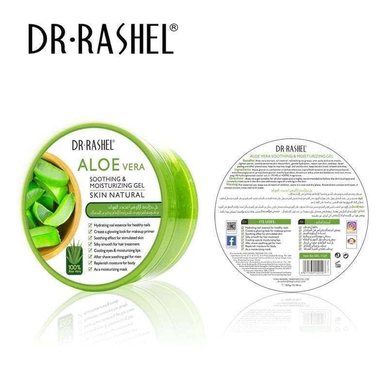 Dr.Rashel New Aloe Vera Soothing & Moisturizing Gel 300gm - DRL- 1529