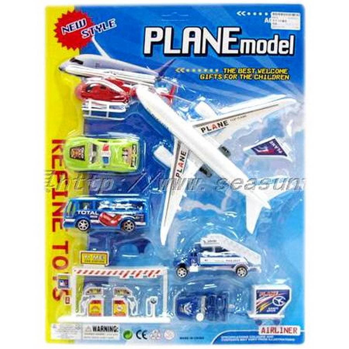 Complete Pack - Plane Helicopter Toy Set For Kids and Boys Pullback cars Toys - 8 Piece