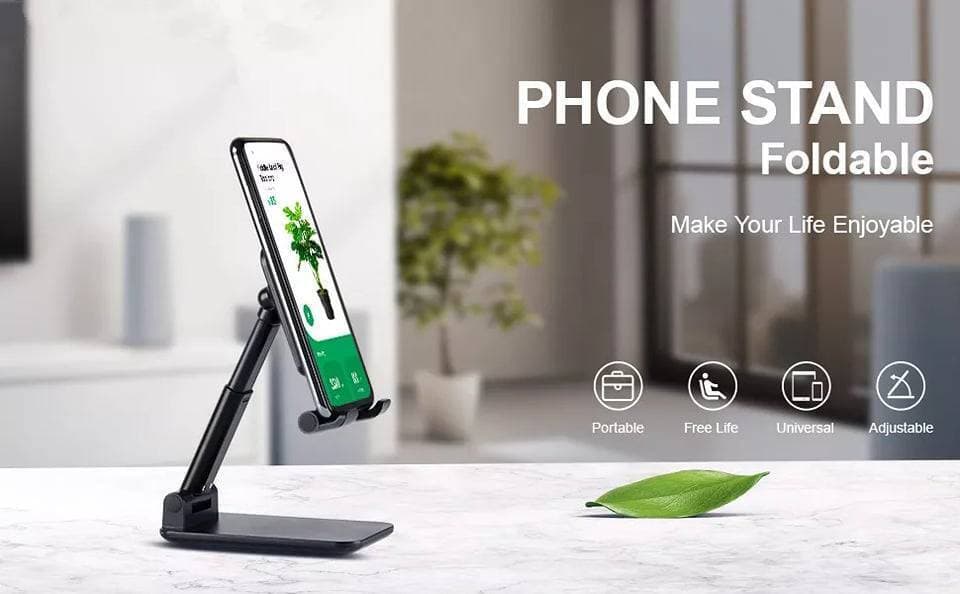 Universal Mobile, Tablet Holder Adjustable Desk TPE Plastic For Bed Desk