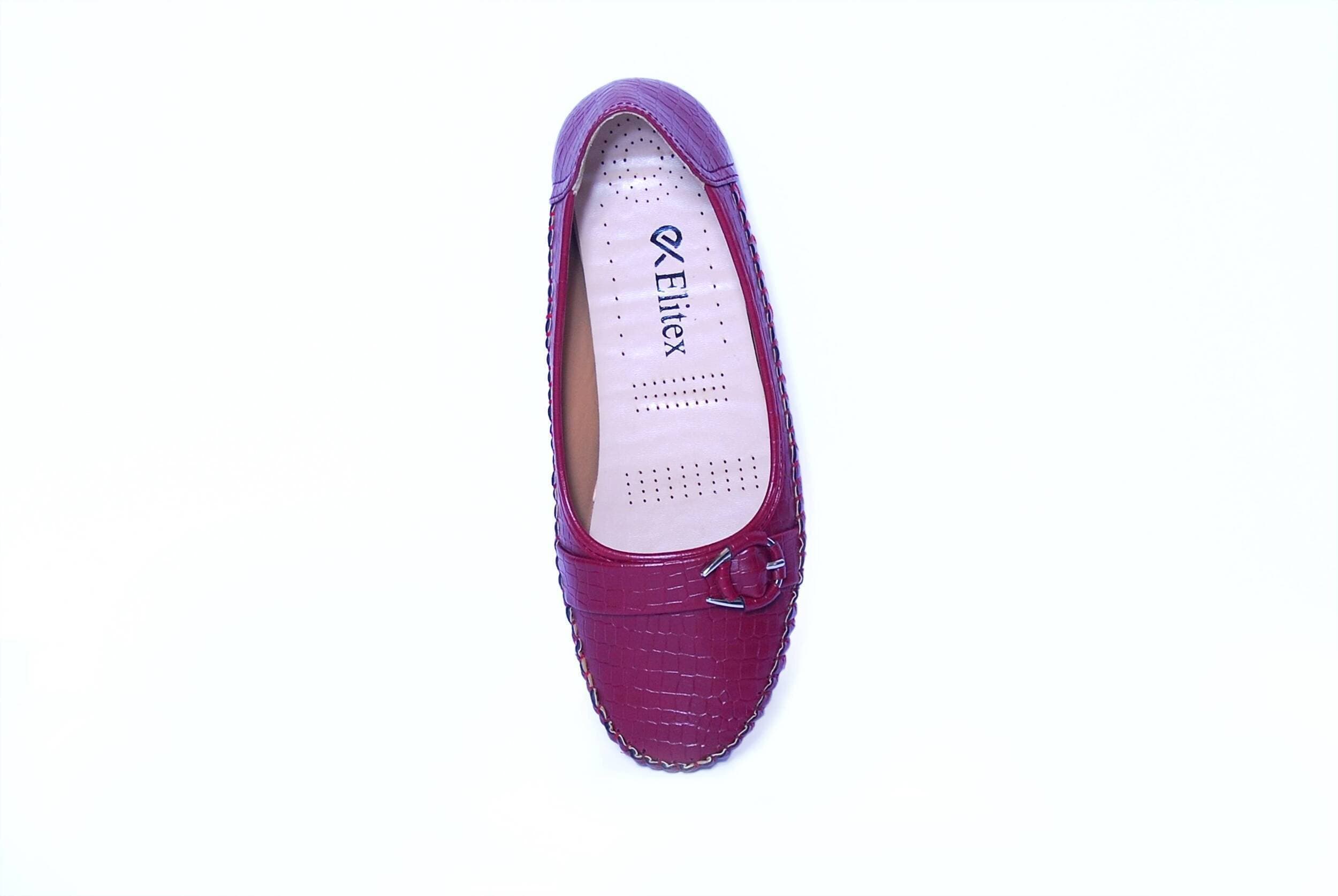 Purple Color Women's Flat elegant looks Comfortable  Elite style and color Casual Pumps Shoes