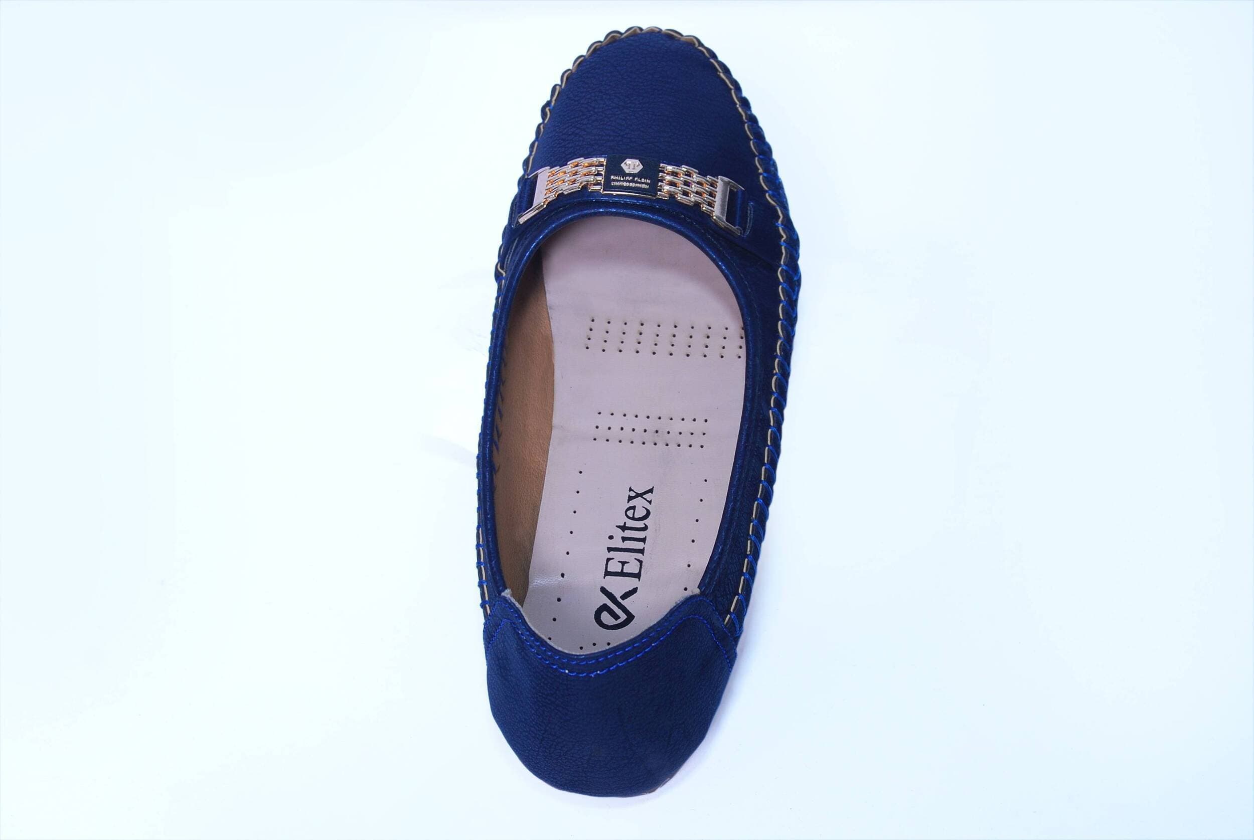 Blue Color Women's Flat elegant looks Comfortable  Elite style and color Casual Pumps Shoes