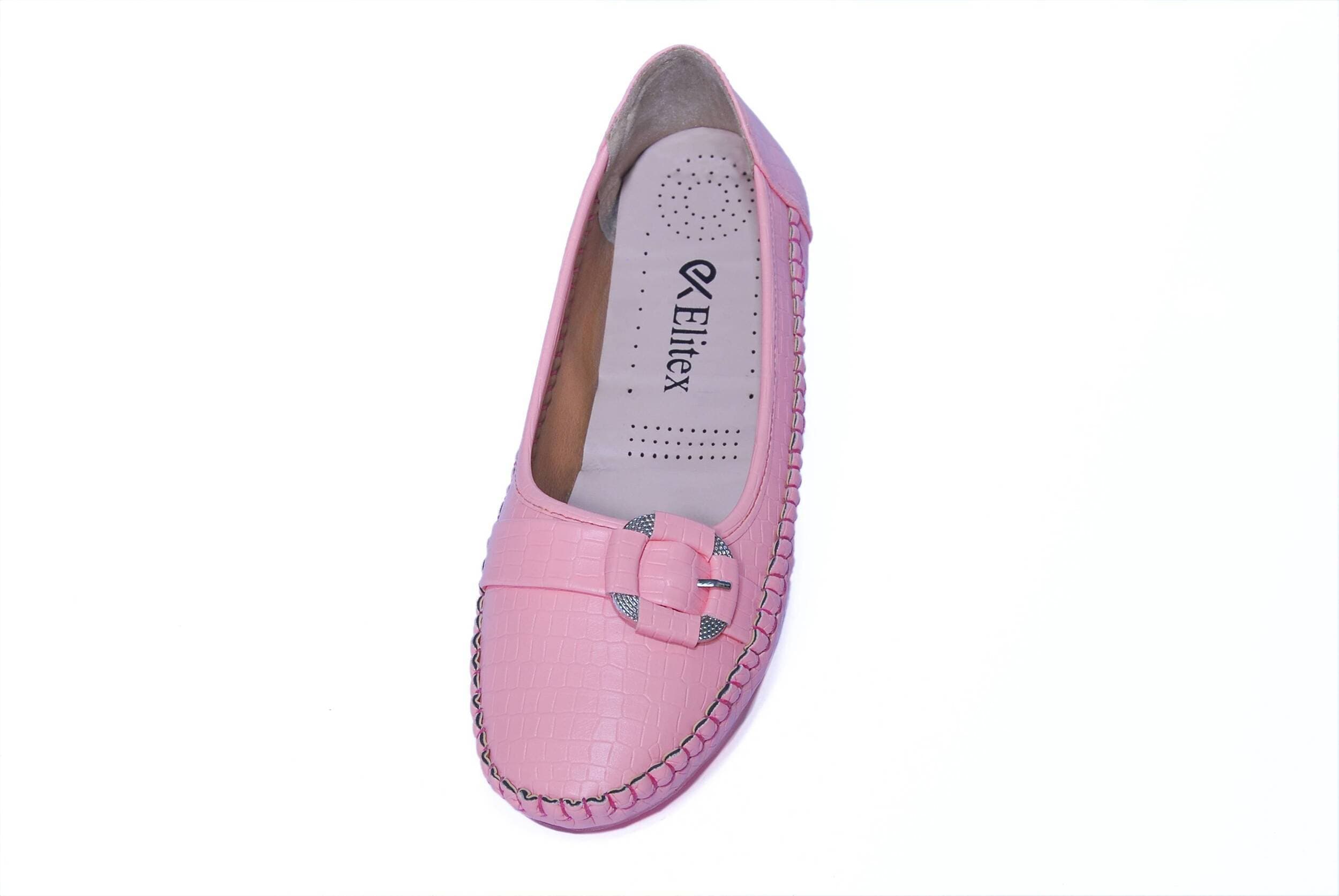 Pink Color Women's Flat elegant looks Comfortable  Elite style and color Casual Pumps Shoes