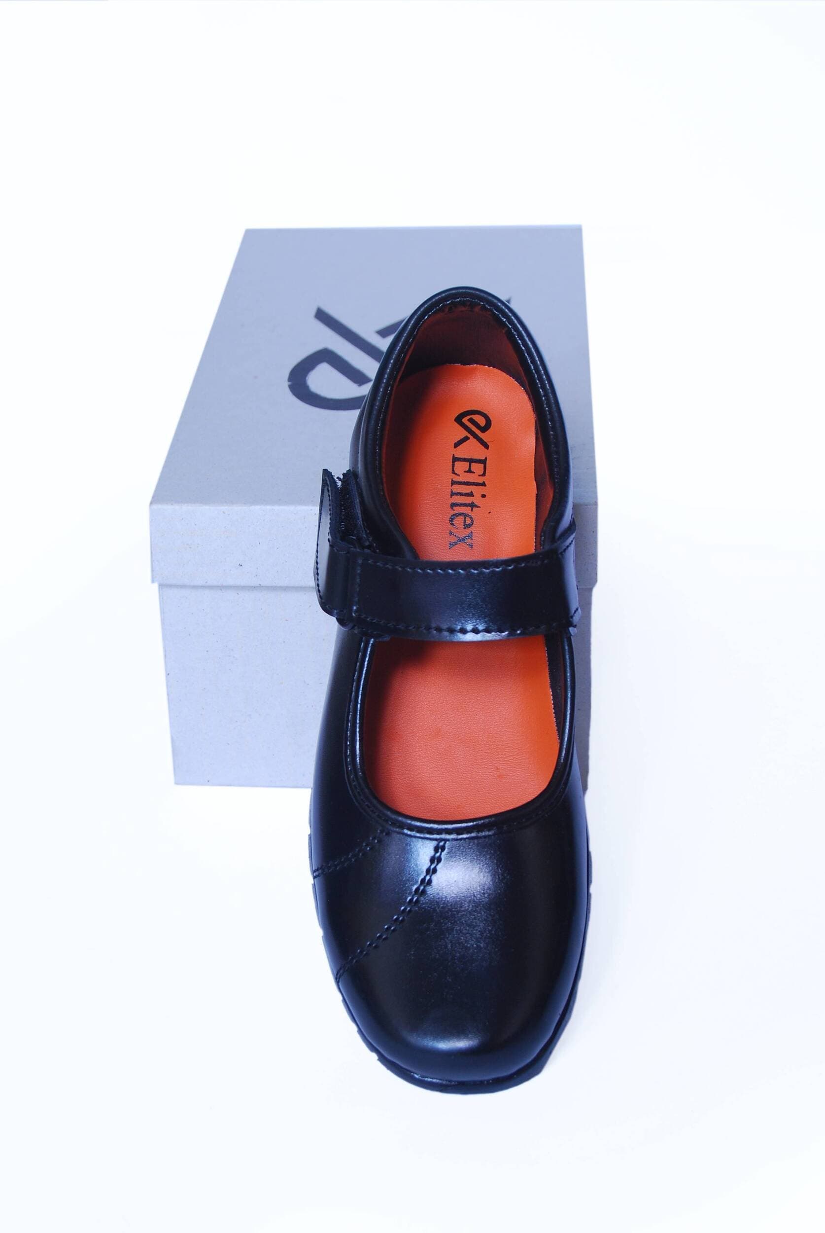 Girls Black School Shoes Elegant, Comfortable, Durable and high quality by Elitex Shoes