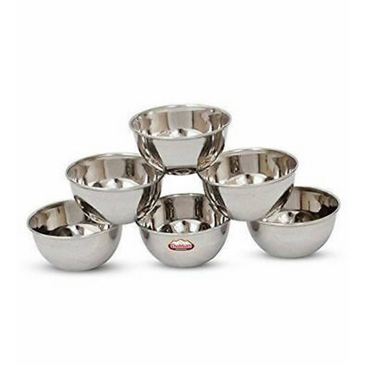 Stainless Steel Small Mini Bowls 7.5 cm Set