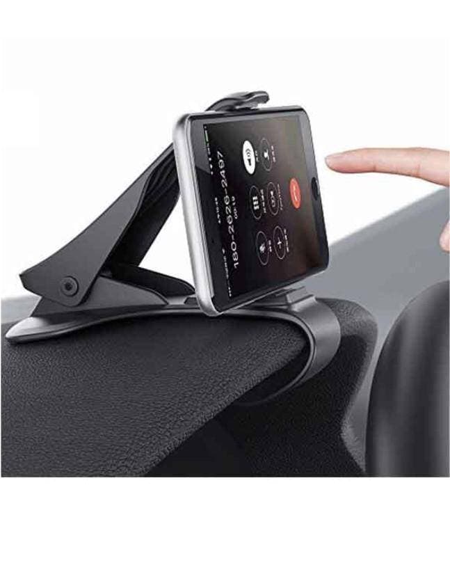 Universal Instrument Panel Car Holder - Black
