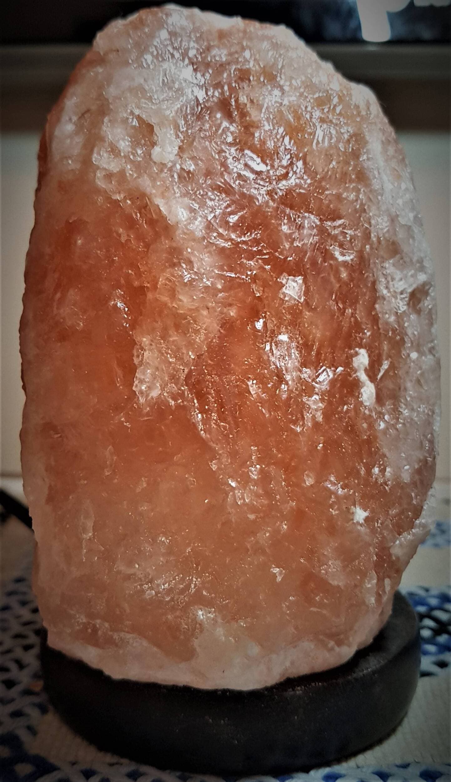 Himalayan Pink Table Salt Lamps Home Decoration Numerous Health Benefits Asthma and Allergy Patients to Clean room Atmosphere - K49