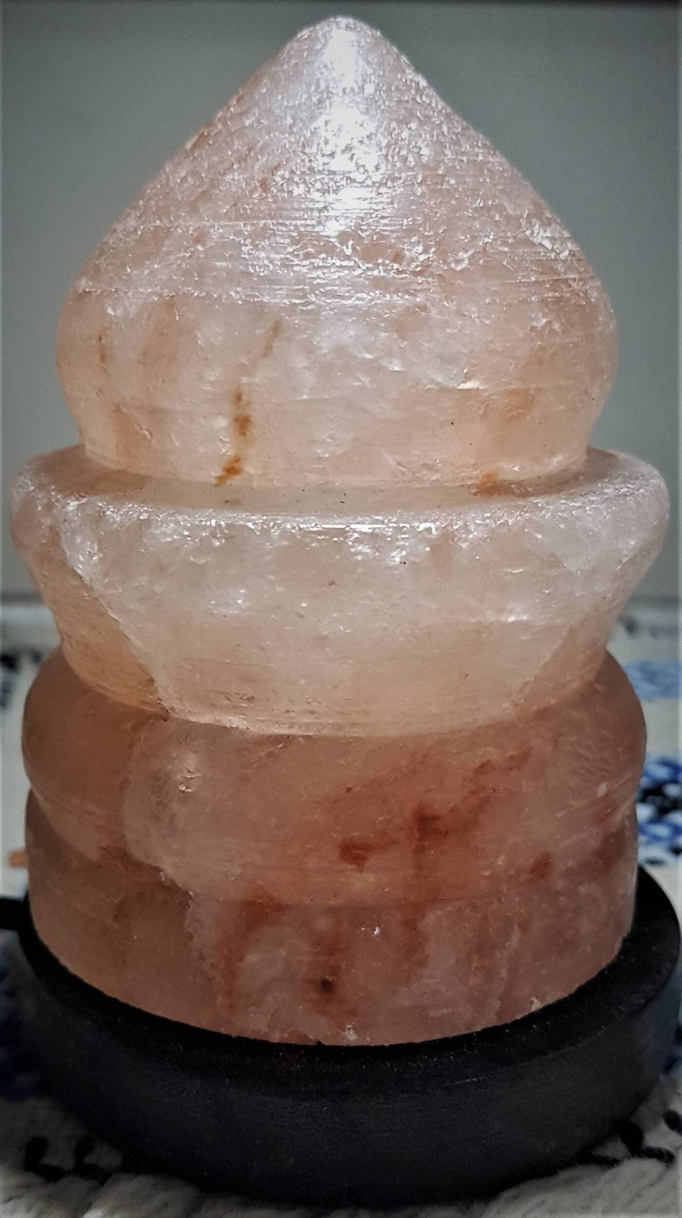 Himalayan Pink Table Salt Lamps Home Decoration Numerous Health Benefits Asthma and Allergy Patients to Clean room Atmosphere - K56