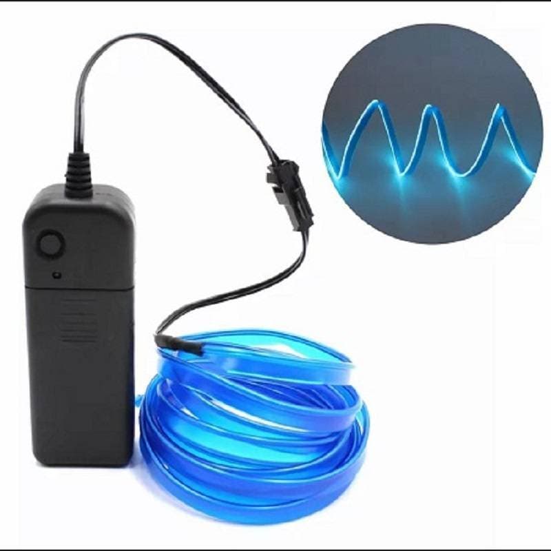 9ft EL Wire Flexible Neon Lamp Rope Tube Cable LED Strip Glow Strings