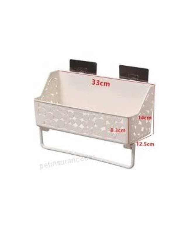Bathroom Shelf Suction Cup Wall Mount Bathroom Storage Rack