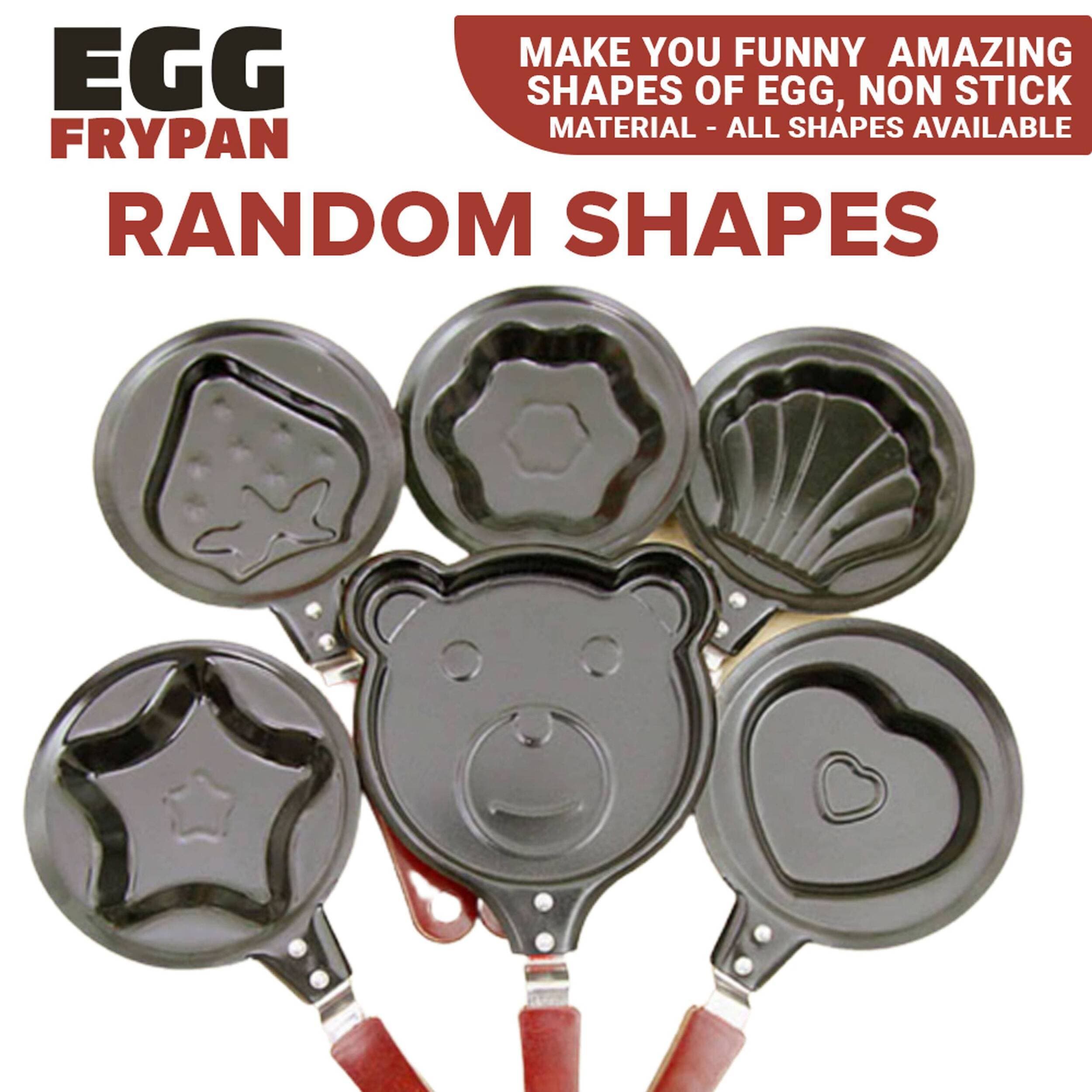 Egg Frypan Different Shape Mini Frying Pan None Stick  - 12cm - 1pc