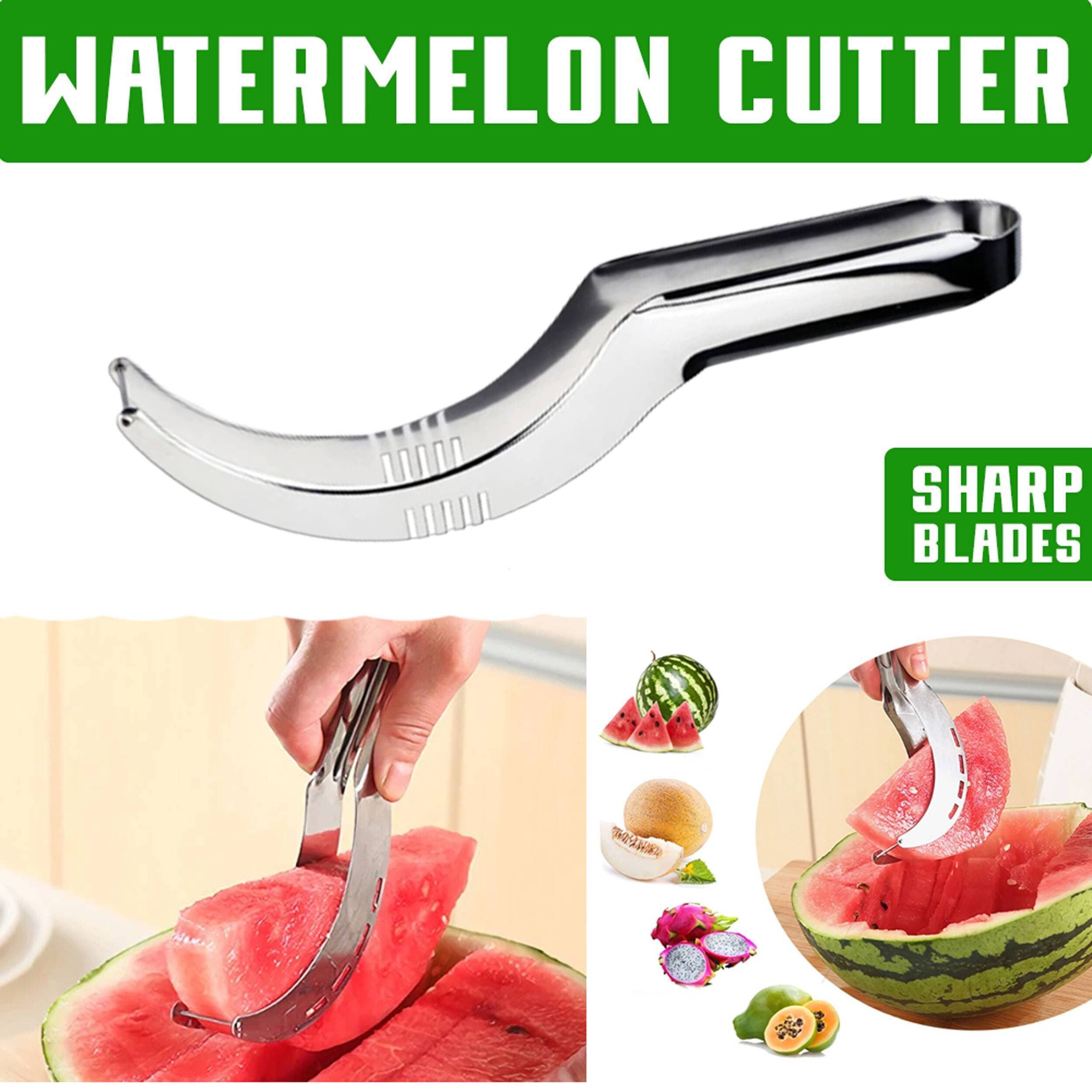 Watermelon Cutter And Slicer Tool Stainless Steel Knife Fruit Cutter And Knife Corer