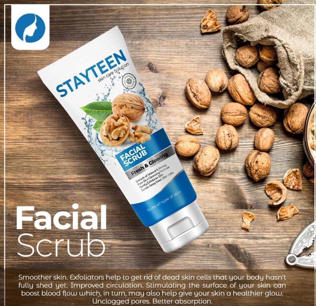 Facial Scrub ​Stay Teen’s Walnut Scrub