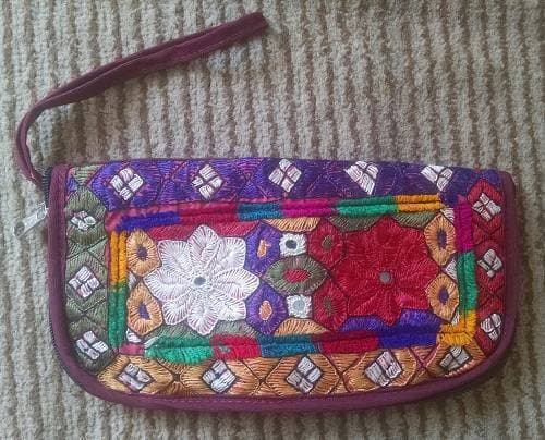 Trendy Handmade Embroidery Clutch For Womens