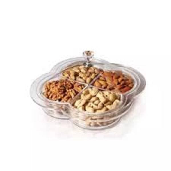 Flower Shaped Dry Fruit Tray