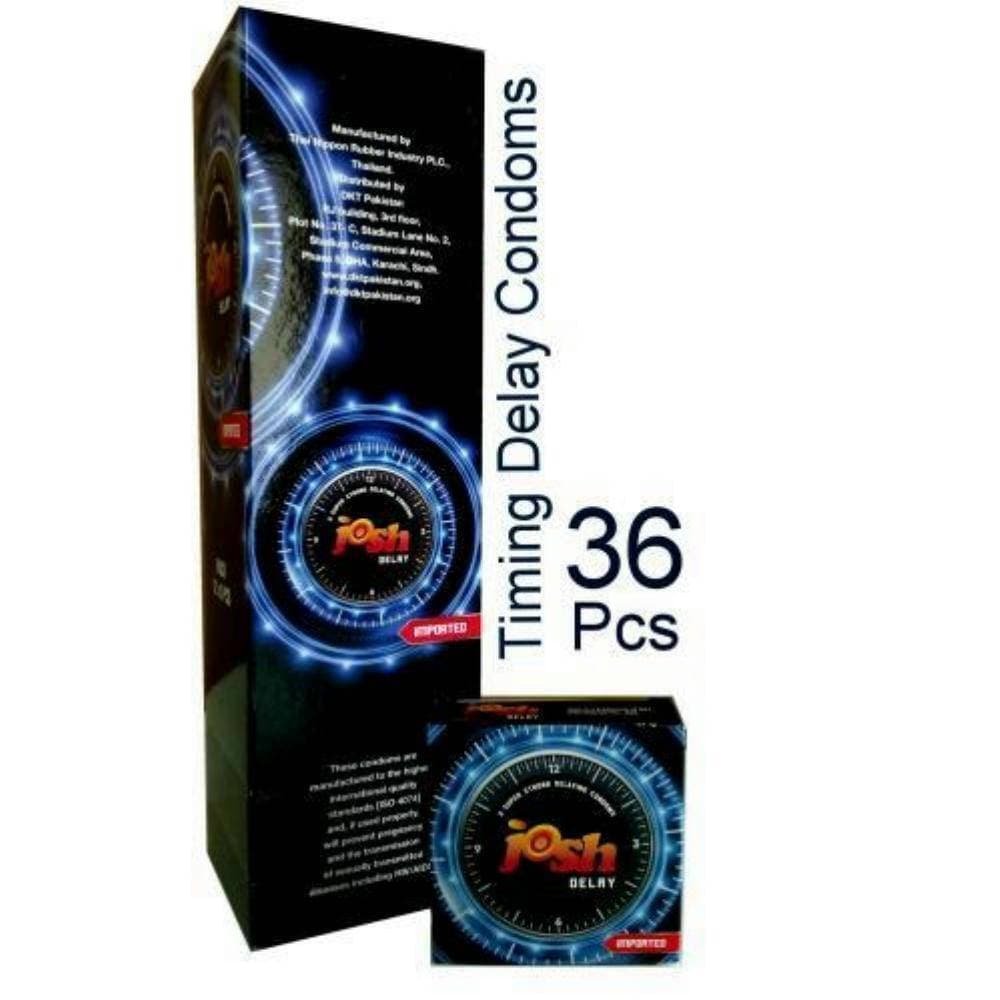 New Josh Max Condoms with Increases Sexual Pleasure - Pack (12 X 3s)