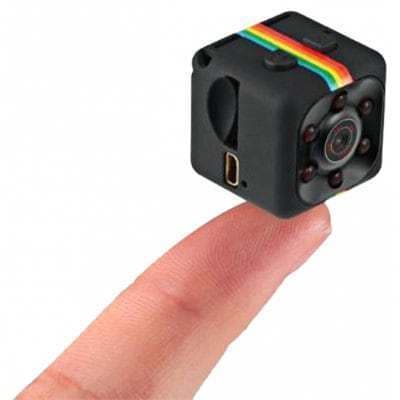 SQ11 Mini Night Vision Sports Camera - 1080P - Black