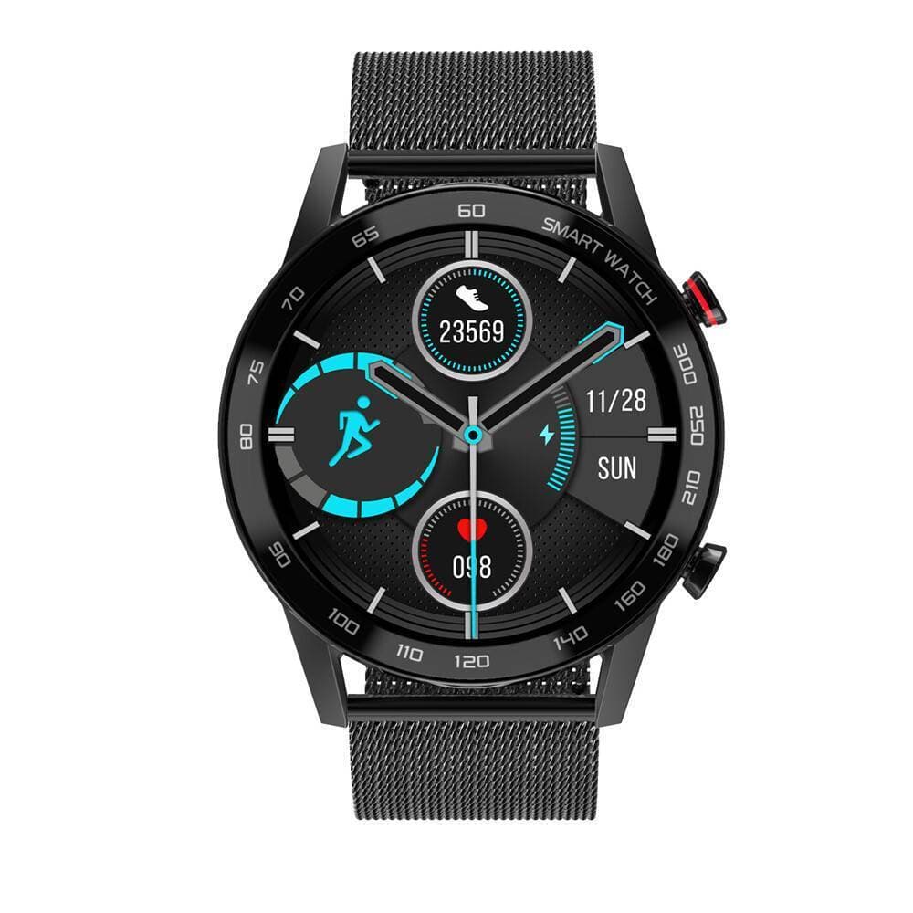 Calybre Calling Smart Watch Metal Quality, Metal Stainless Chain, Color Black