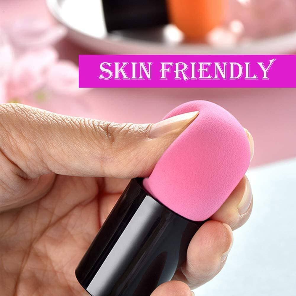 Foundation Sponge Powder Puff Mushroom Head Dry Wet Dual-Use Cosmetic Sponge Face Puffs - 1 Piece