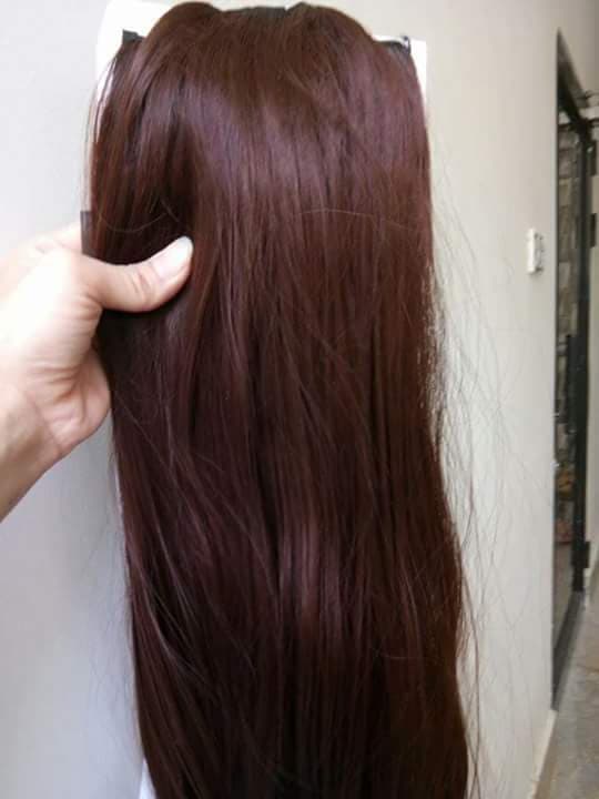 Hair 5 Clips One Piece Straight Synthetic Hair Extensions