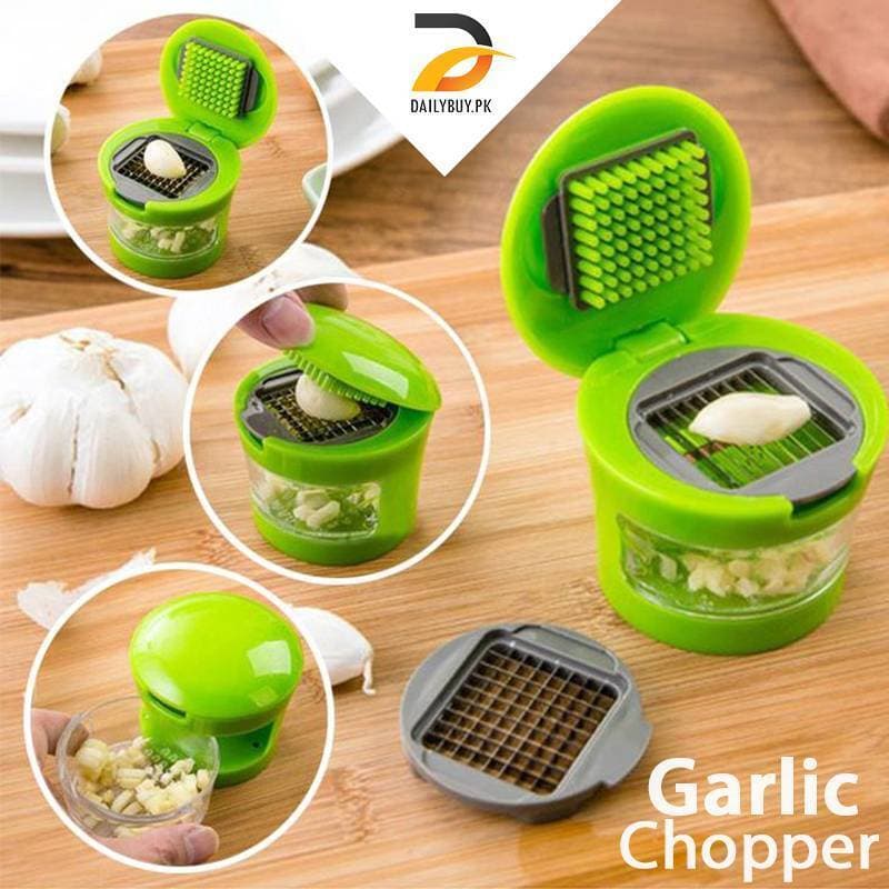 Garlic Chopper Garlic Crusher - Green Color