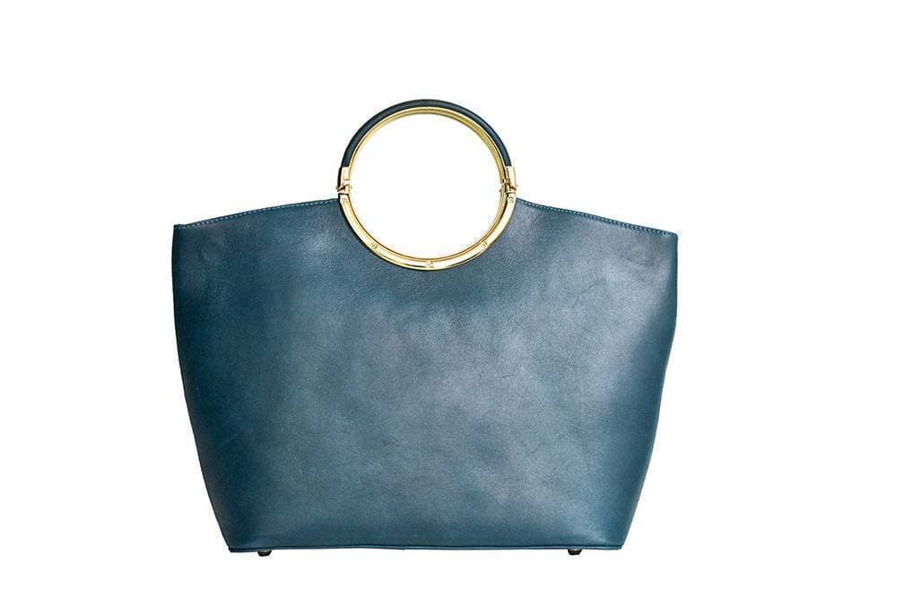Cow Leather Magnetic Closure Bag Art#791 - 1-Piece