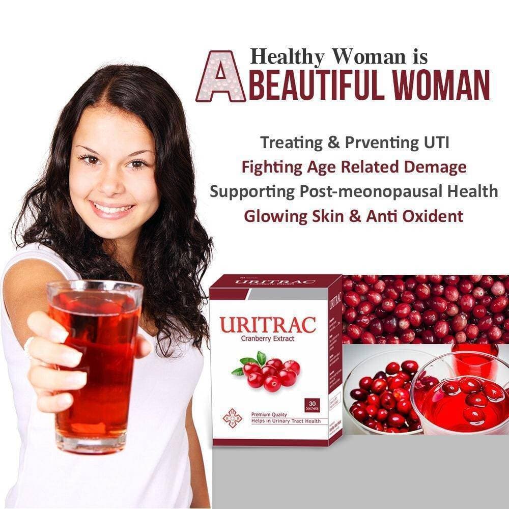 CranBerry Juice Extrac Vitamin Supplement (URITRAC) 30 SACHET