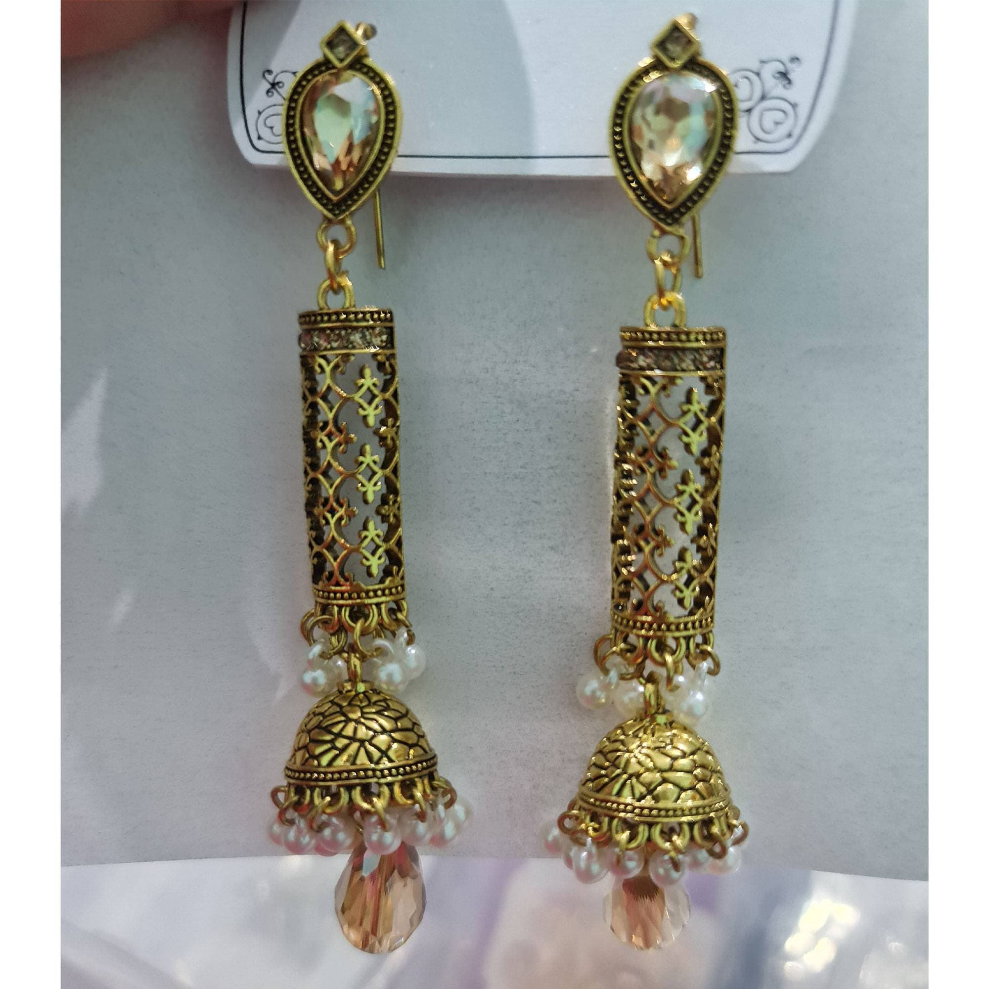 Long Jhumki Fashionable Stylish Design Jhumki