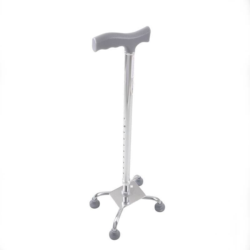 Aluminum Walking Stick Quadruple Pod Walking Stick Patient / Old Man Stick