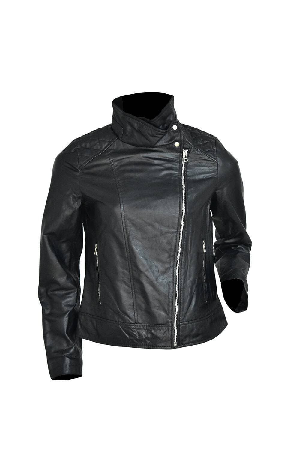 Desiderio Genuine Sheep Leather Jacket For Men - Black ART#D01/G