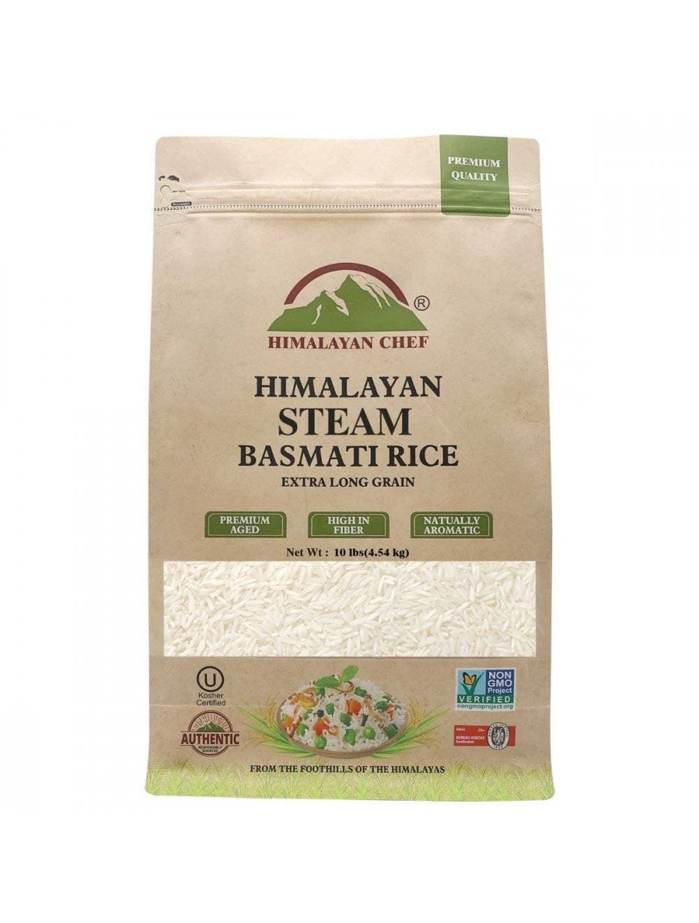High Quality 1122 Steam Basmati Rice - 4.54Kg