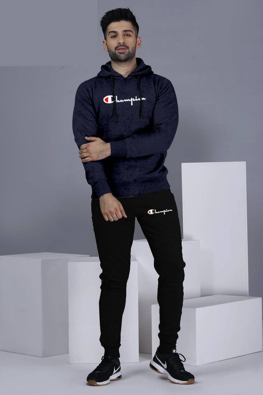 Winter Collection New Beautiful Hoodie Tracksuit For Mens - Extremely Stylish