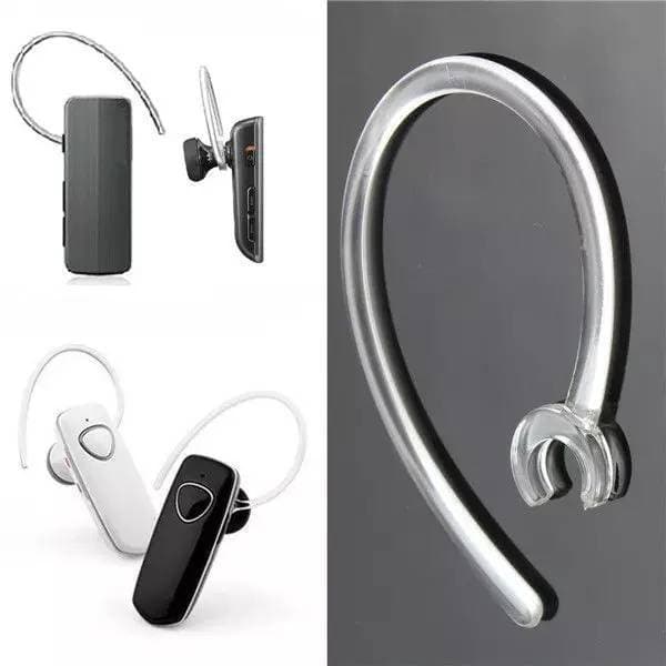 2x Bluetooth 6mm Silicone Headset Receiver Clip Clamp Holder EarHook Ear Loop Replacement