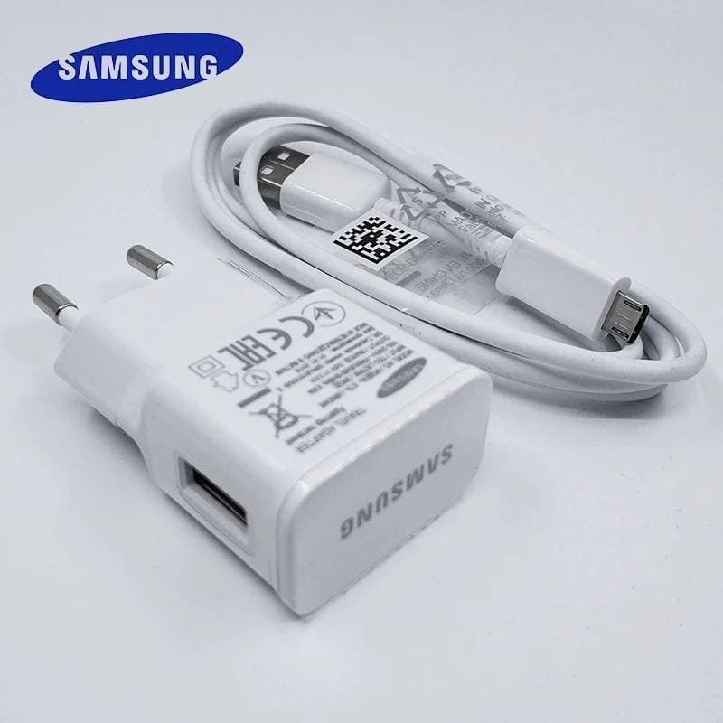 Fast Charger Adaptive Quick Charge with 1.2M Micro USB Cable - white