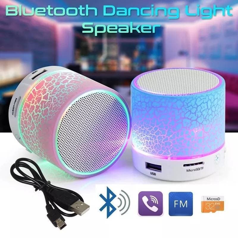 Bluetooth Speaker Led Portable Mini Wireless Speaker Player USB Radio Fm Mp3 Music Sound Colum for PC Mobile phone Xiaomi