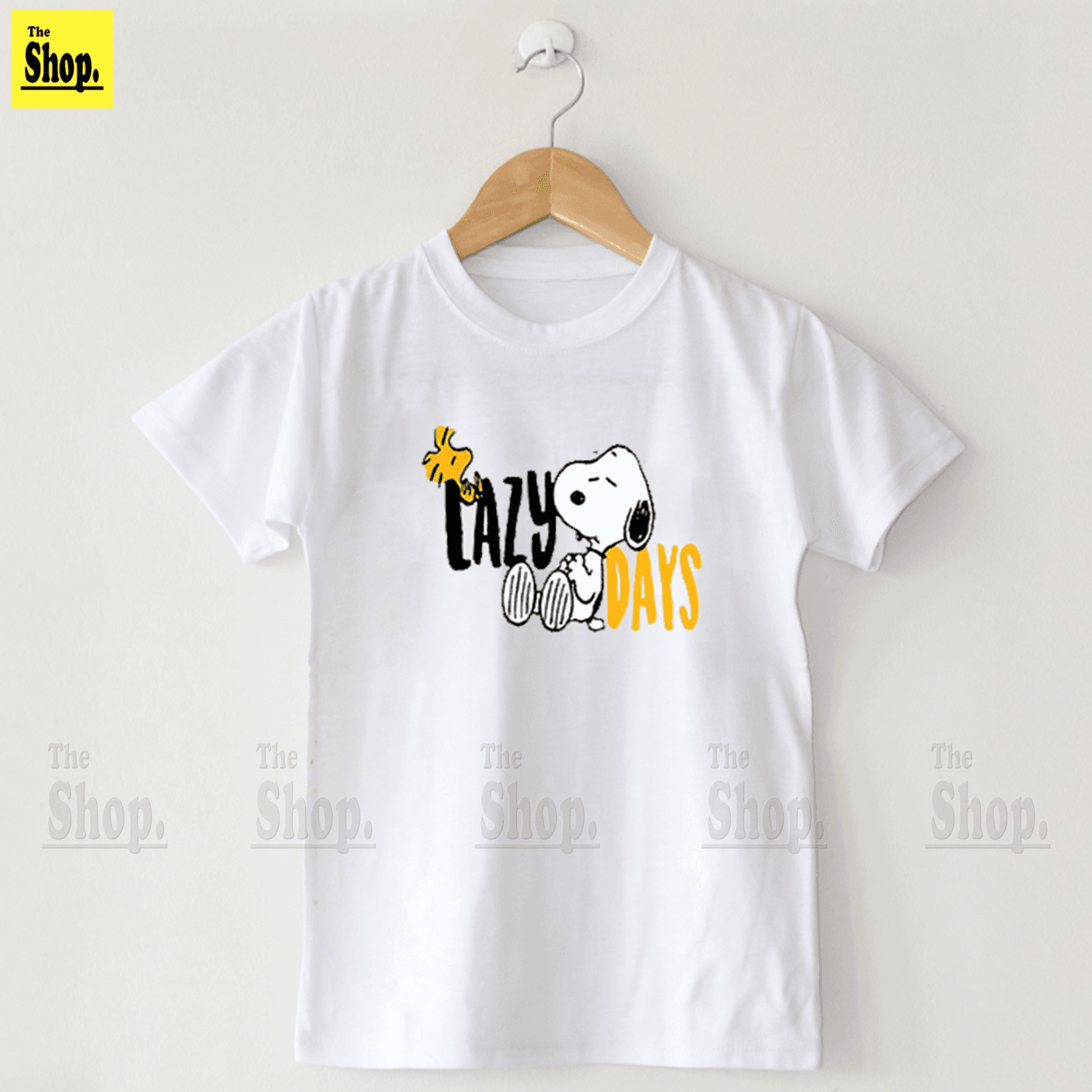 LAZY DAYS White T Shirt For Men - WHT-LD1