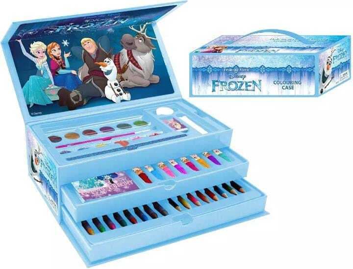 Art Box - Coloring Kit For Girls 54Pcs Pack ( Random Colours)