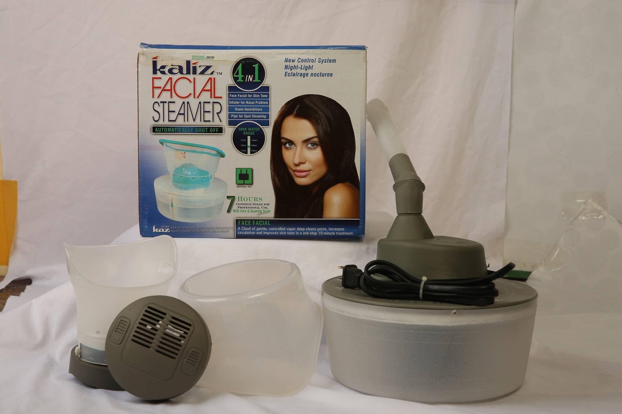 Kaliz Facial Steamer 4 IN 1 used for Facial Kit, Inhaler, room humidifier and pipe spot steaming