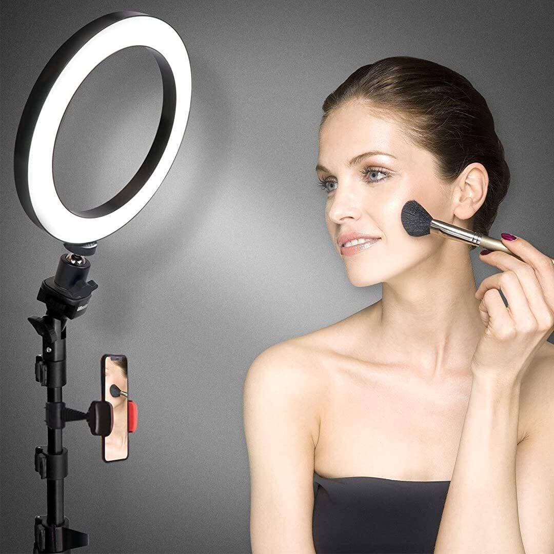 20CM/26CM Ring Light with Mobile Holder LED Selfie Photography Light USB Plug For Tiktok Live Streaming And Youtube Video Live 100% Same As Show
