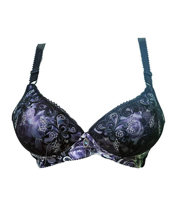 Bridal Push Up Bra Black Color