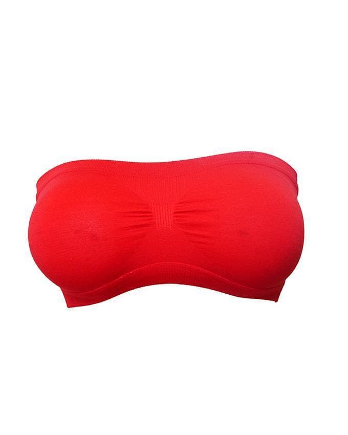 Strip less Air Bra  - Red Color